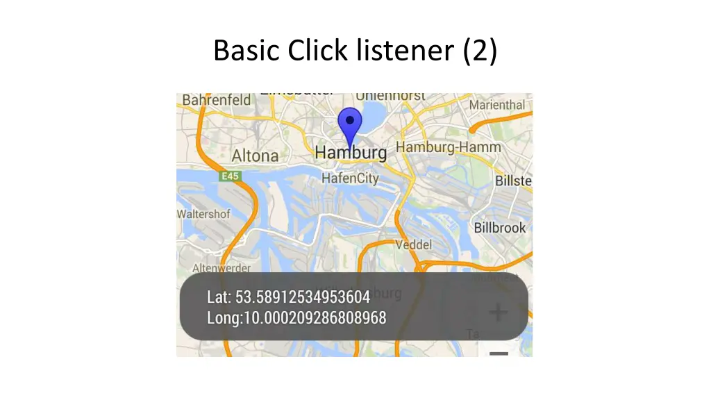 basic click listener 2