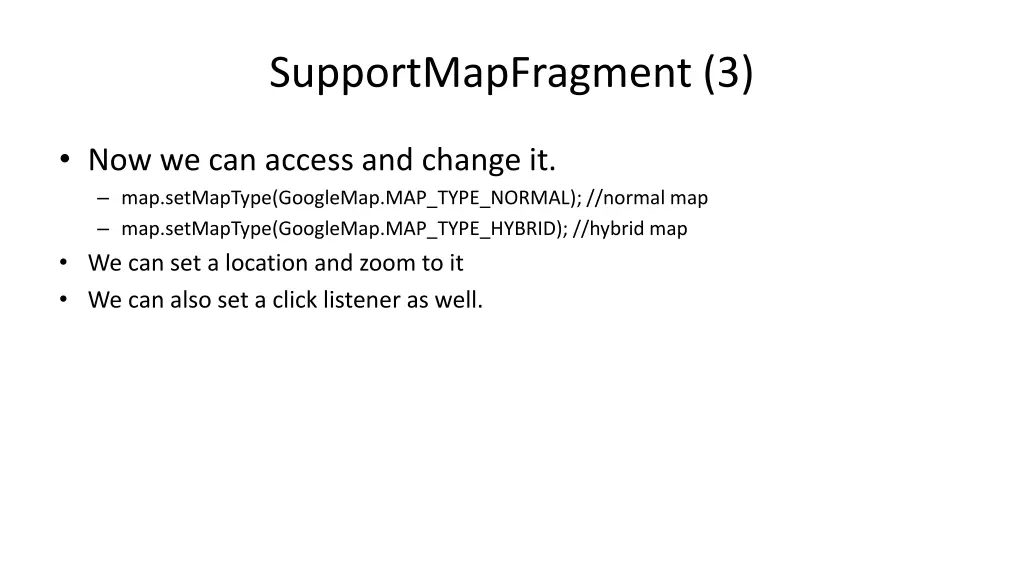 supportmapfragment 3