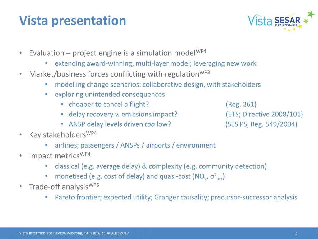 vista presentation