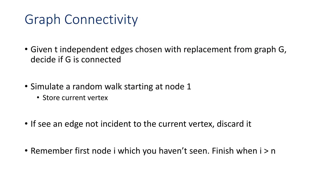 graph connectivity