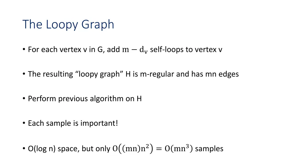 the loopy graph