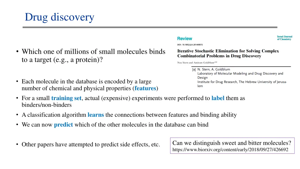 drug discovery