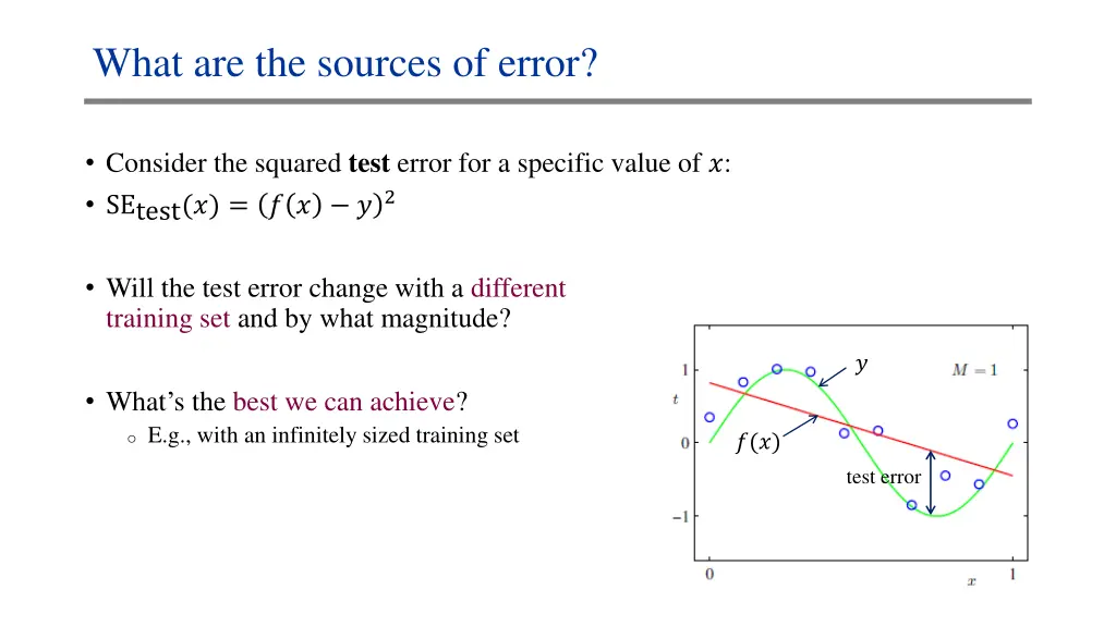 what are the sources of error