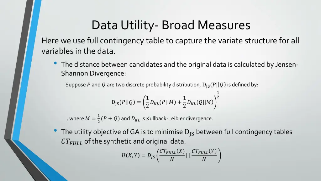 data utility broad measures here weusefull