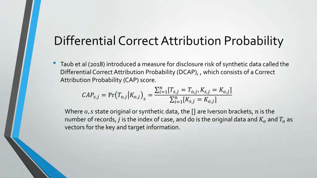 differential correct attribution probability