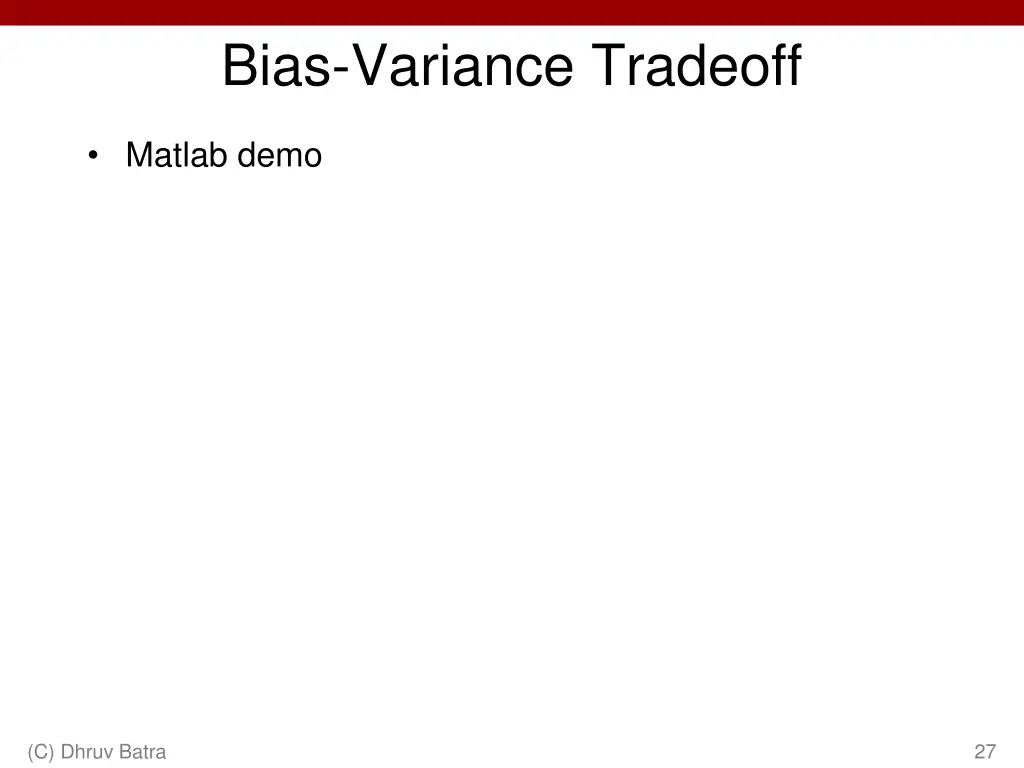 bias variance tradeoff 1