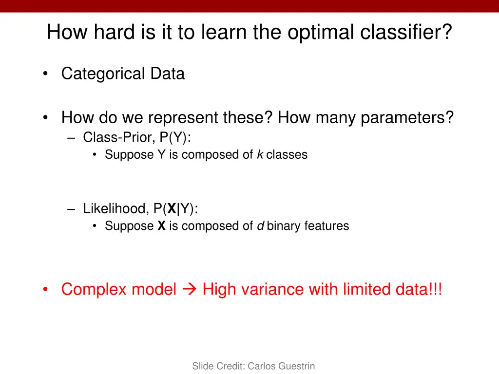 how hard is it to learn the optimal classifier