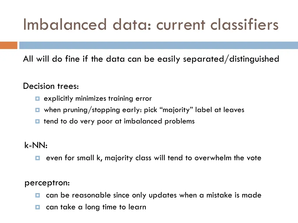 imbalanced data current classifiers 1