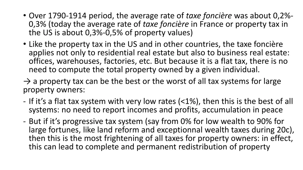 over 1790 1914 period the average rate of taxe