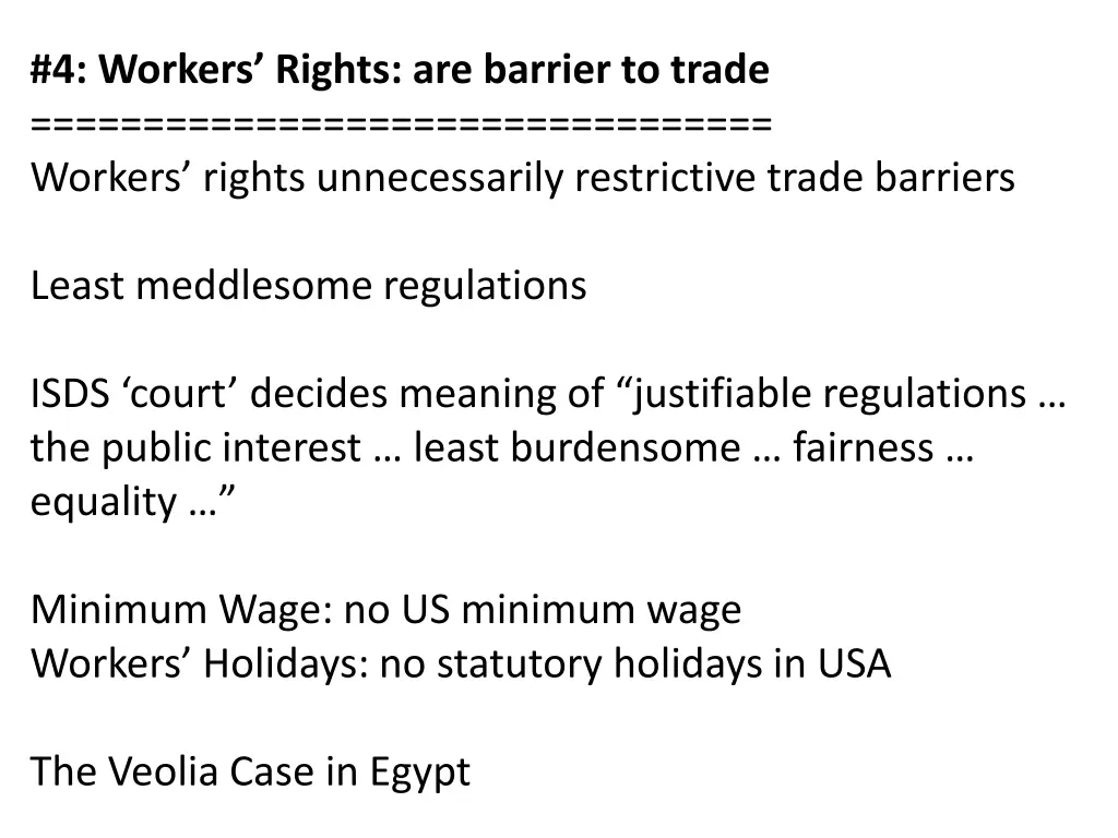 4 workers rights are barrier to trade workers