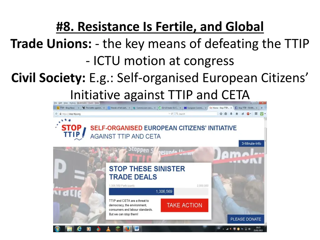 8 resistance is fertile and global trade unions