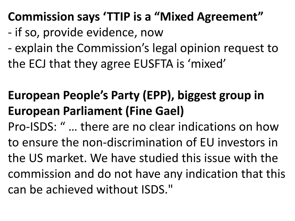 commission says ttip is a mixed agreement