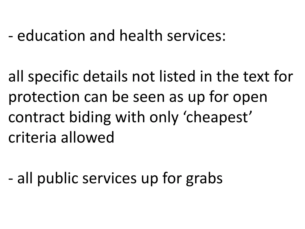 education and health services