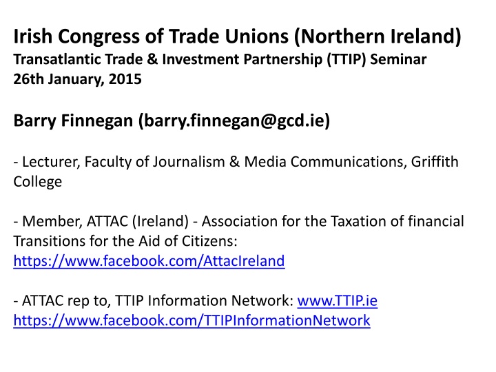 irish congress of trade unions northern ireland