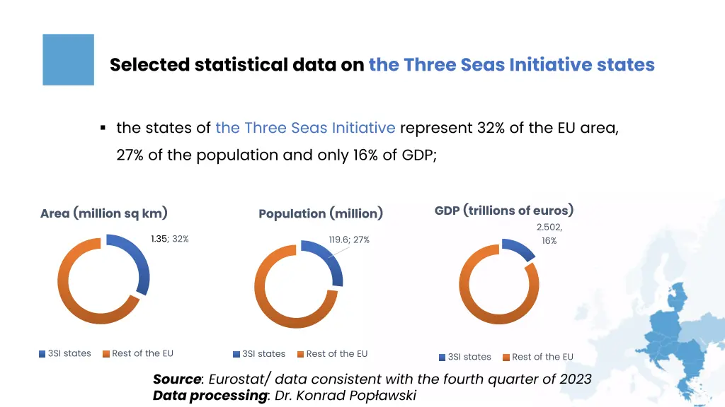 selected statistical data on the three seas