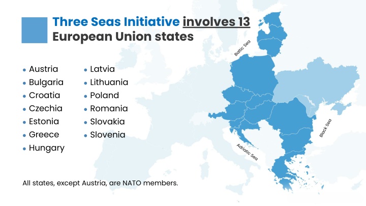 three seas initiative involves 13 european union