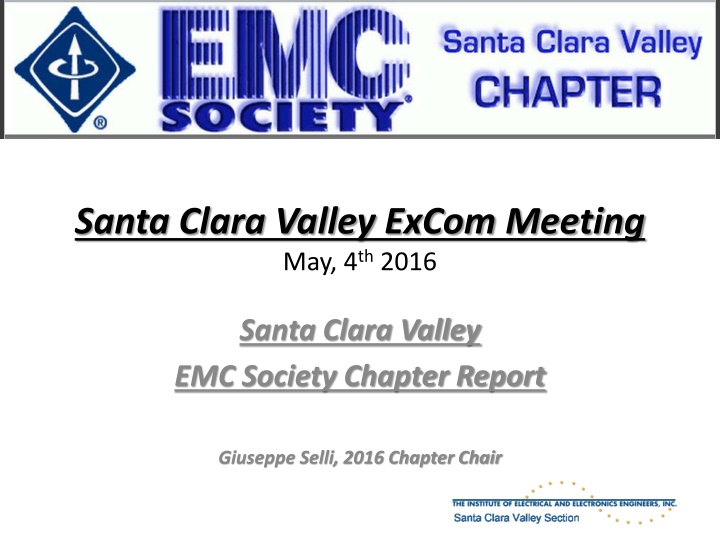 santa clara valley excom meeting may 4 th 2016