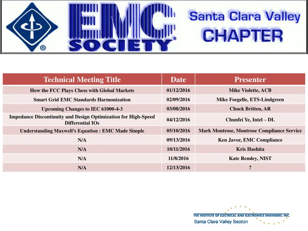 technical meeting title 1