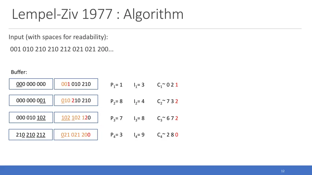 lempel ziv 1977 algorithm