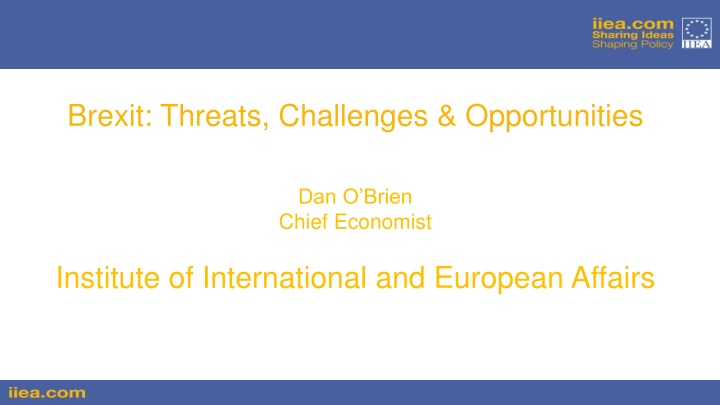 brexit threats challenges opportunities