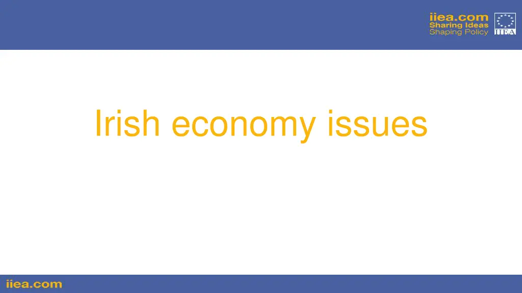 irish economy issues