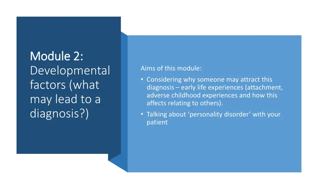 module 2 module 2 developmental factors what