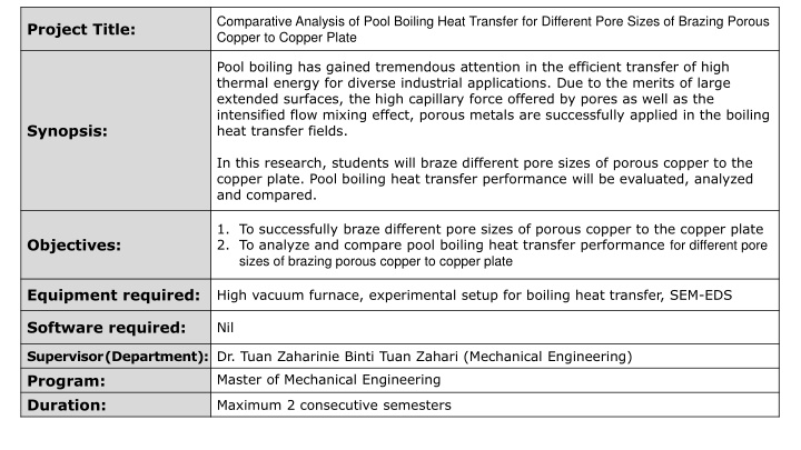 comparative analysis of pool boiling heat