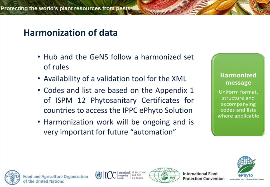 harmonization of data