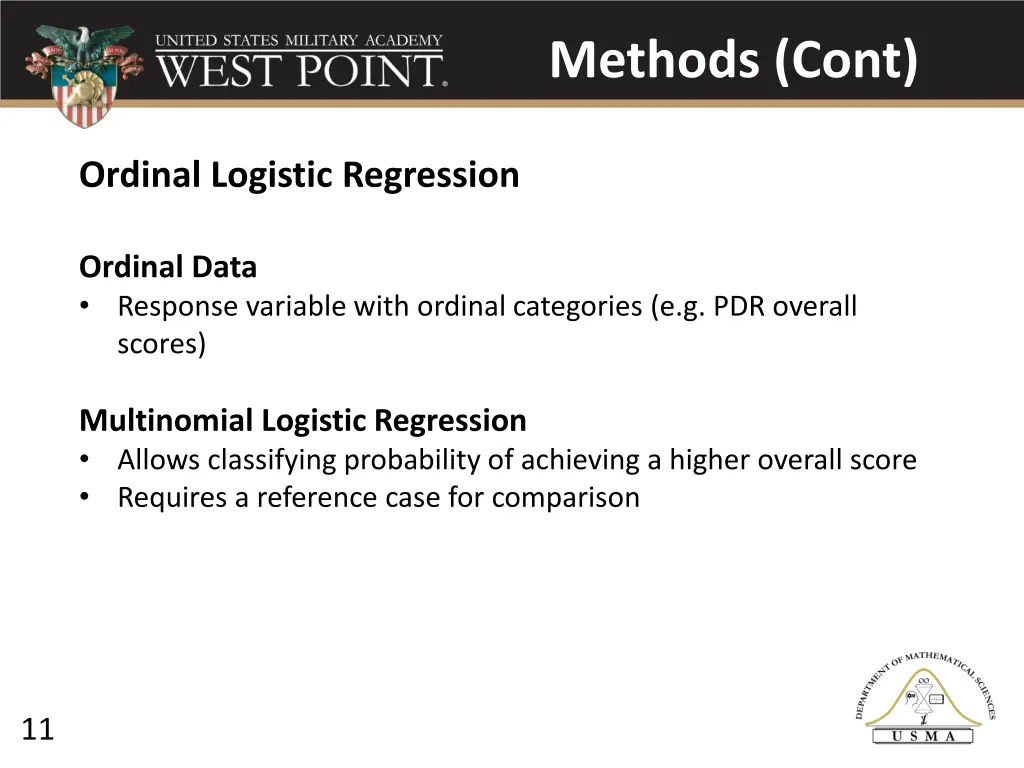 methods cont 1