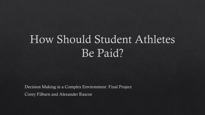 how should student athletes be paid