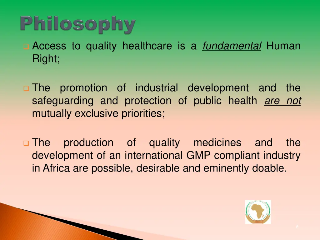 access to quality healthcare is a fundamental