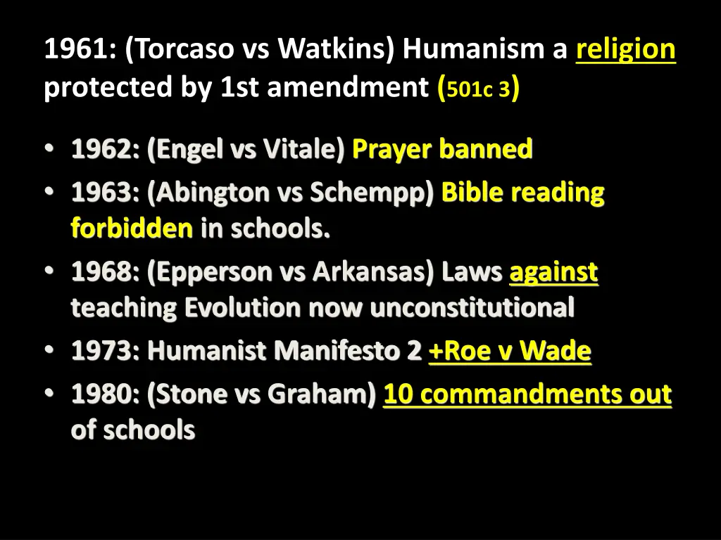 1961 torcaso vs watkins humanism a religion