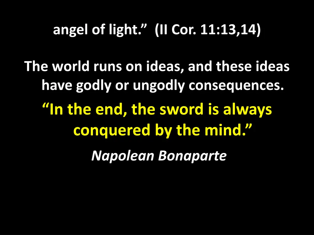 angel of light ii cor 11 13 14