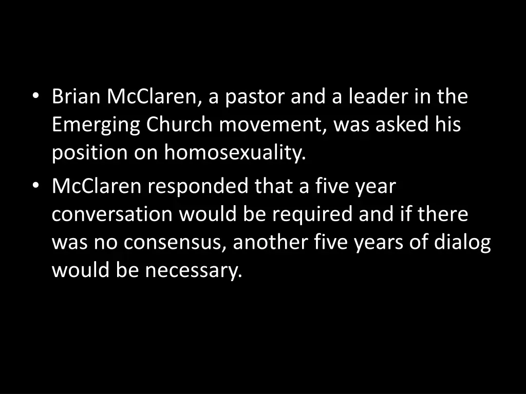 brian mcclaren a pastor and a leader