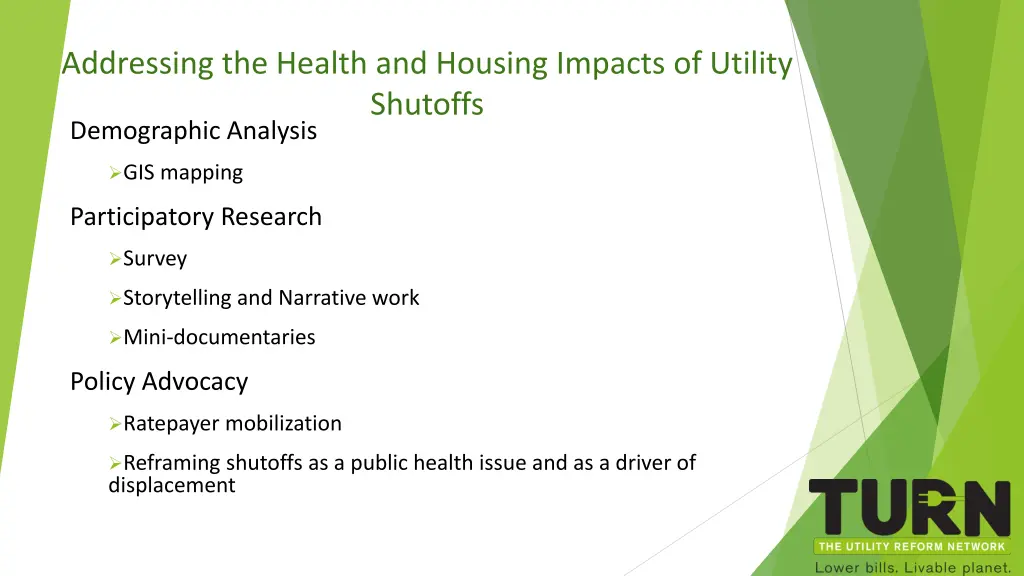 addressing the health and housing impacts