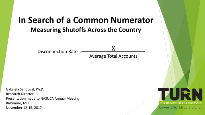 in search of a common numerator measuring