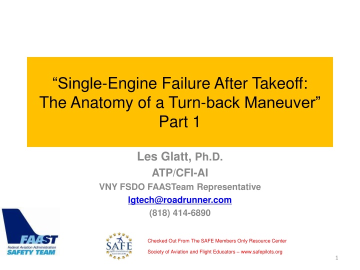 single engine failure after takeoff the anatomy