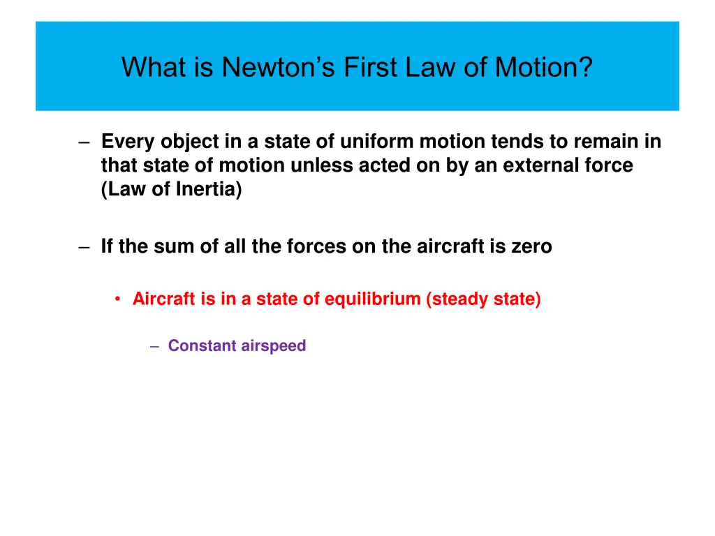 what is newton s first law of motion