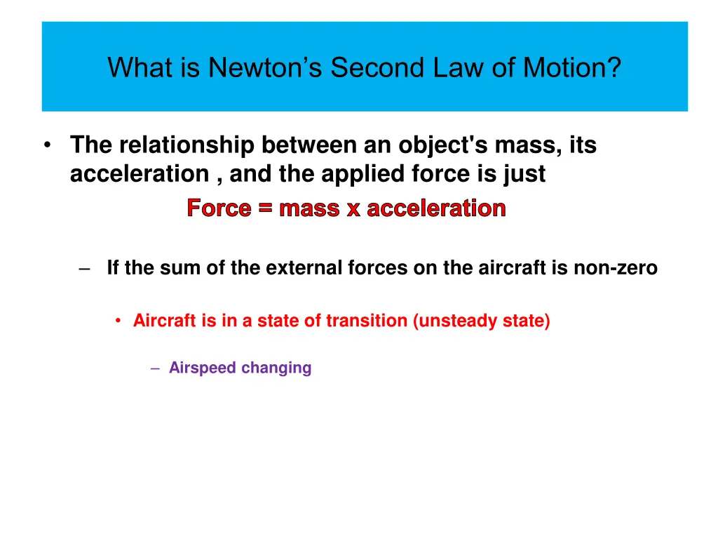 what is newton s second law of motion