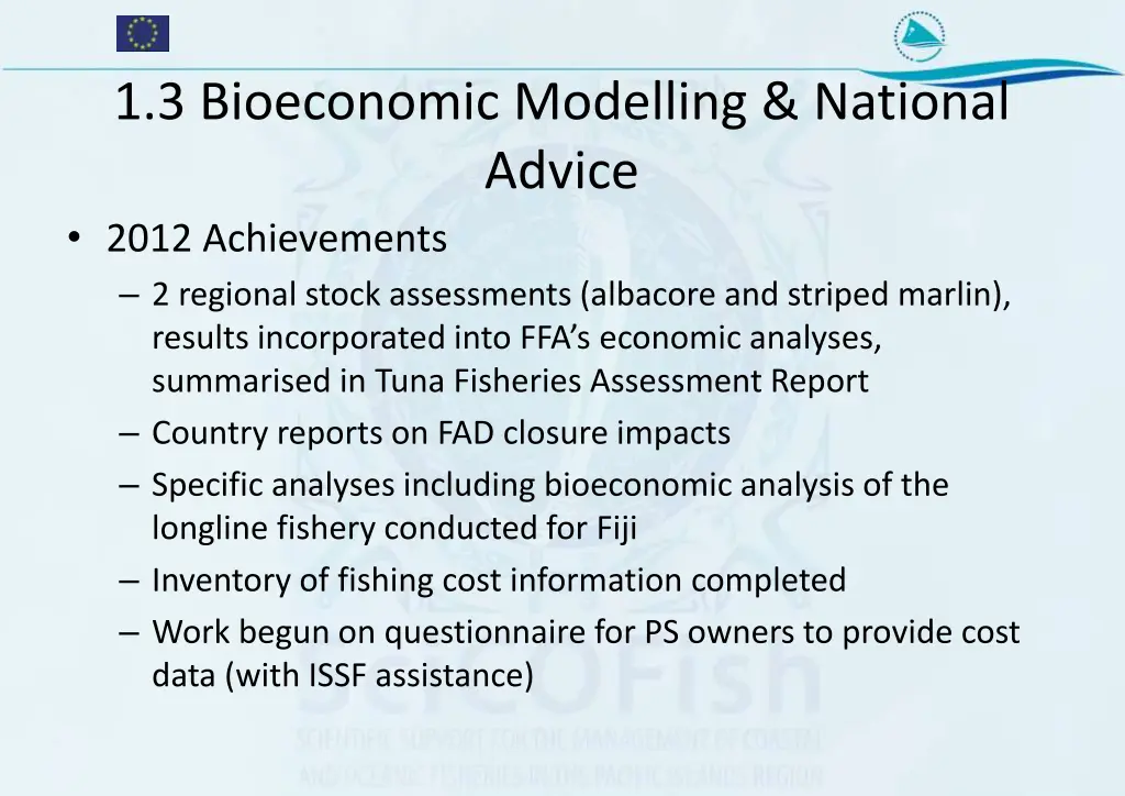 1 3 bioeconomic modelling national advice 2012