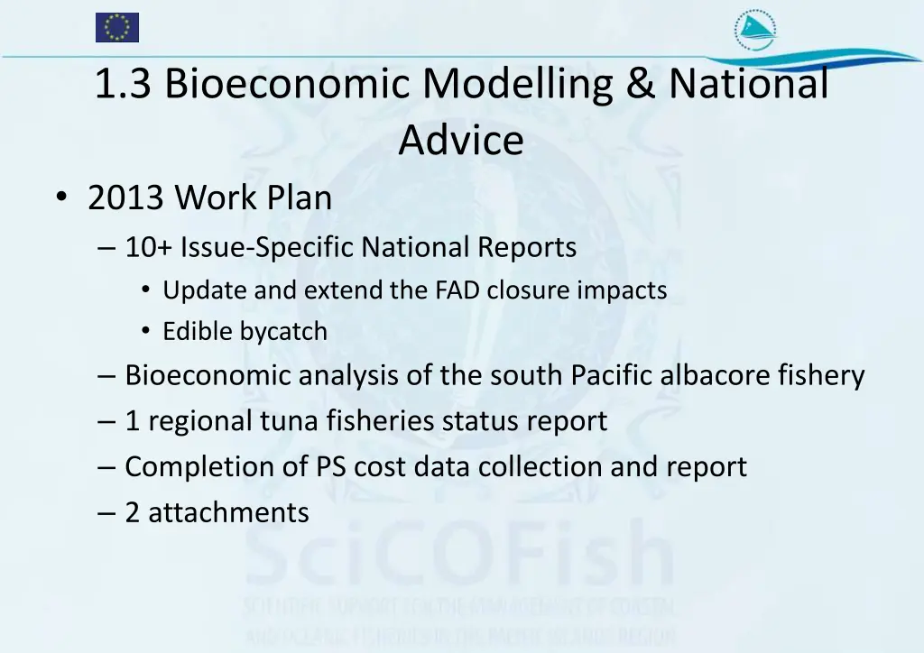 1 3 bioeconomic modelling national advice 2013