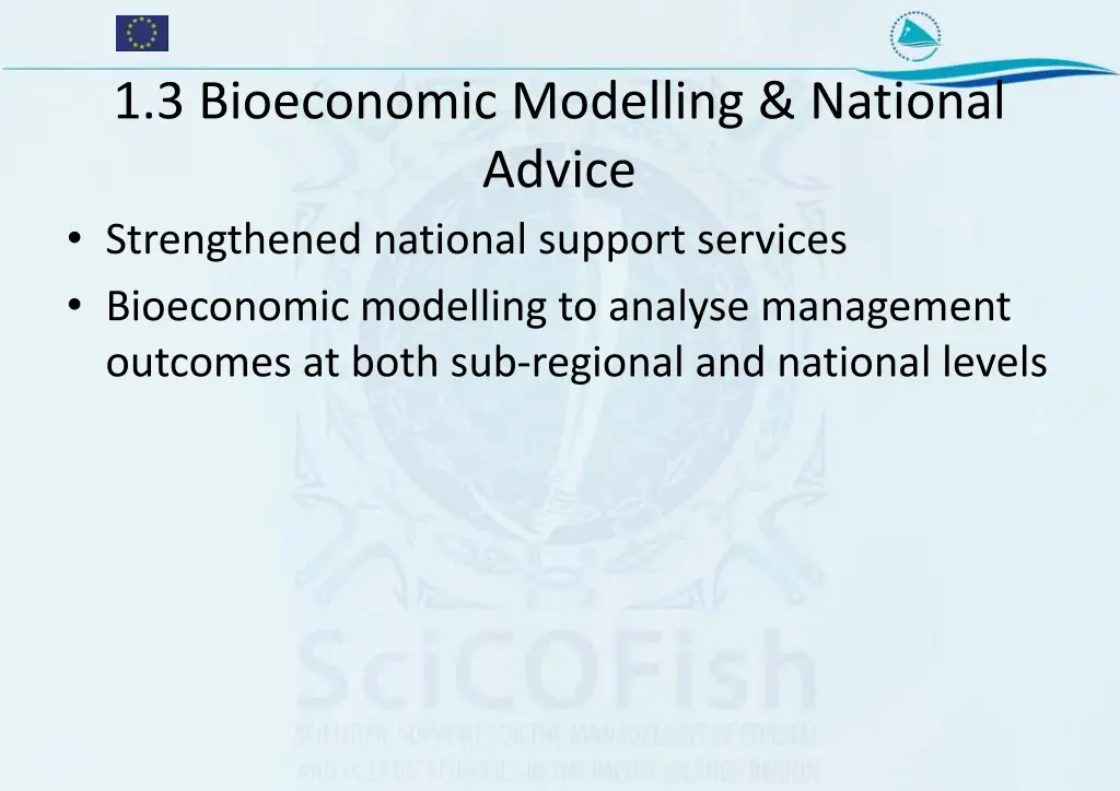 1 3 bioeconomic modelling national advice