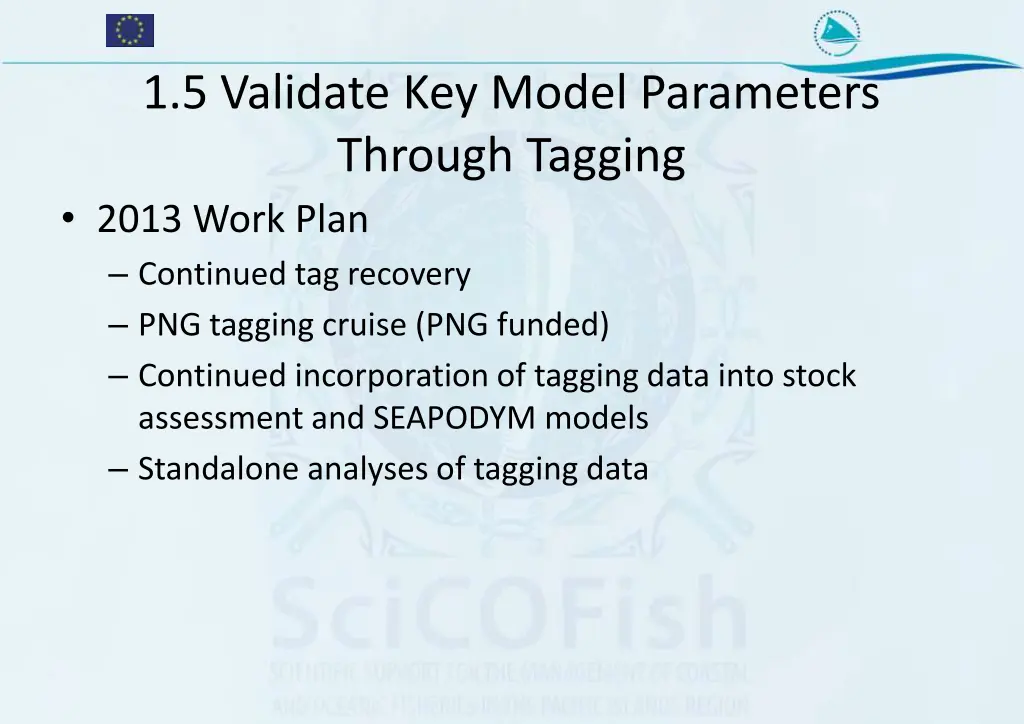 1 5 validate key model parameters through tagging 1