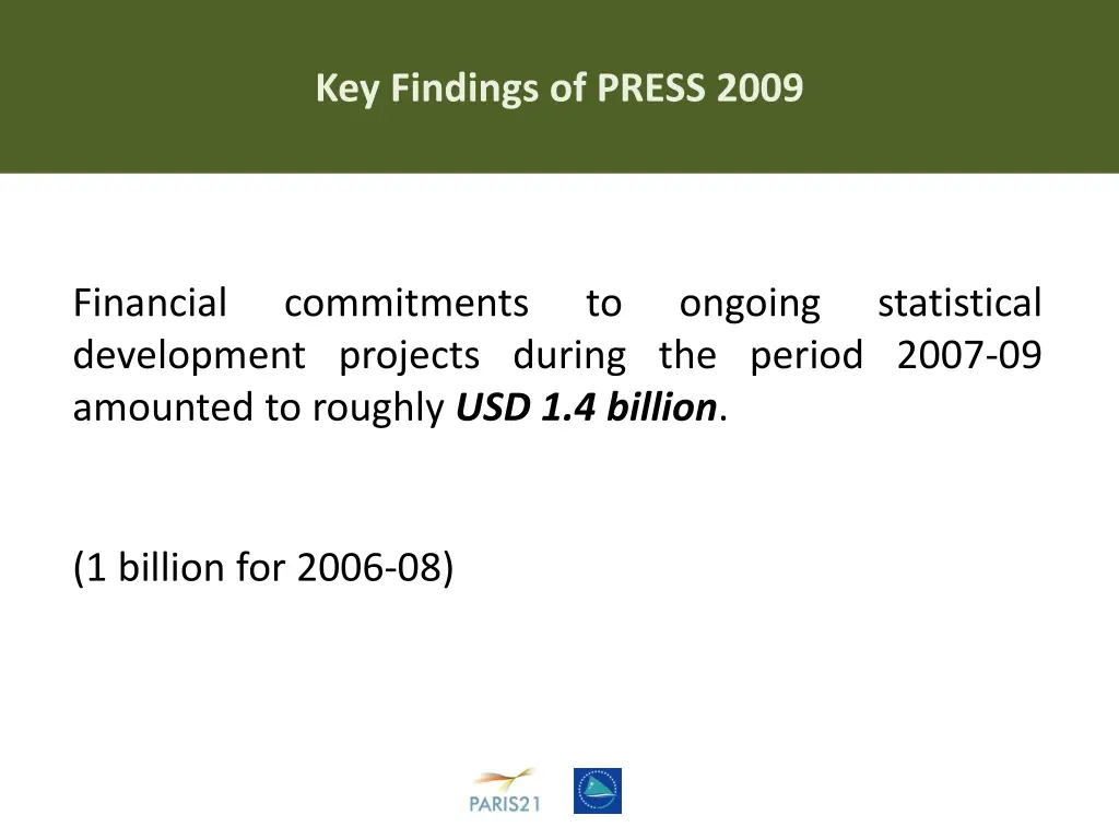 key findings of press 2009 2