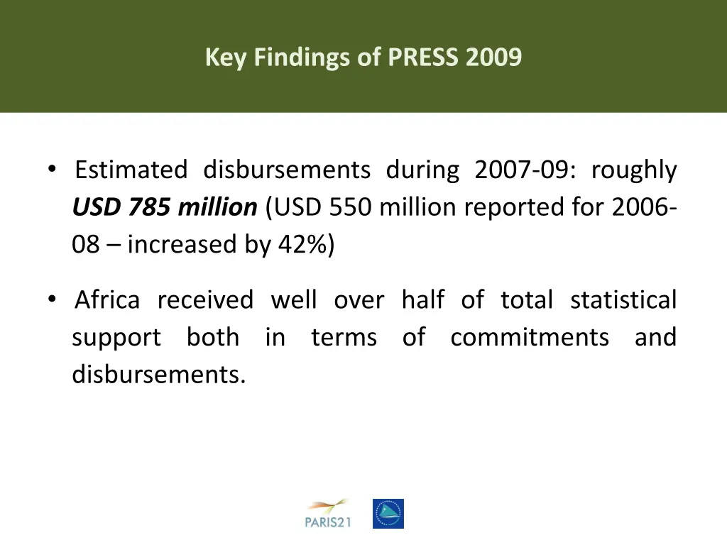 key findings of press 2009 3