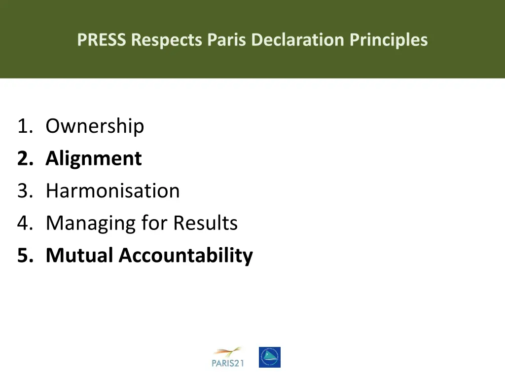 press respects paris declaration principles