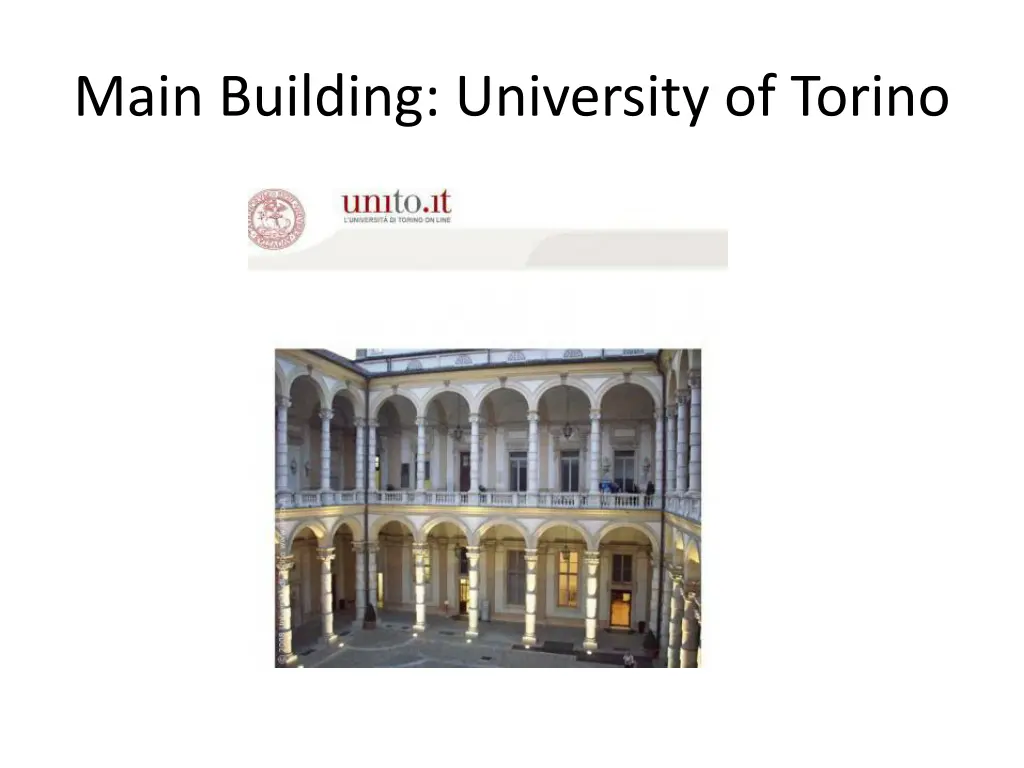 main building university of torino