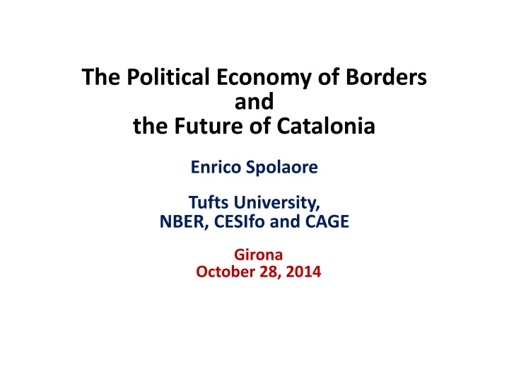 the political economy of borders and the future