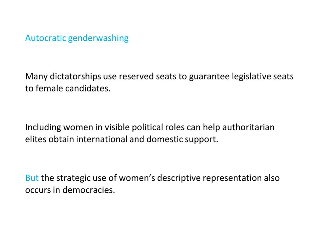 autocratic genderwashing