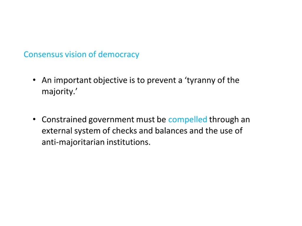 consensus vision of democracy 3